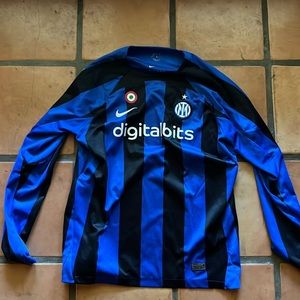 Inter Milan 22/23 Home Jersey Long Sleeve